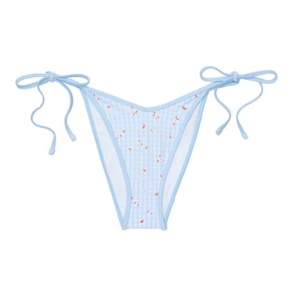 New! Frankie's Bikinis x PINK Monty Cheeky Bikini Bottom M 1528